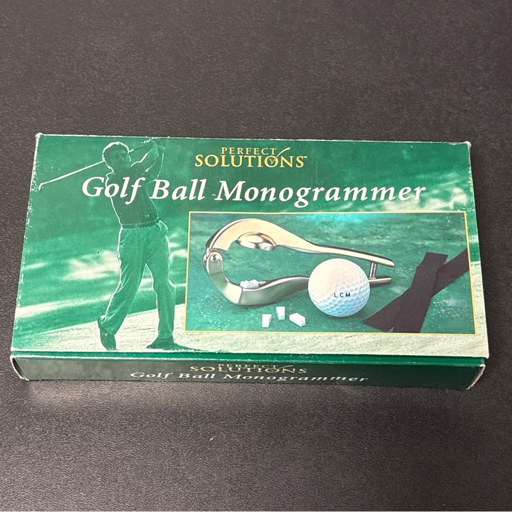 Golf Ball Monogrammer - Green